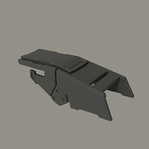 modern mechanical parts 3d model