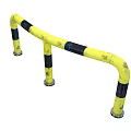 Industrial LOFT anti-collision column engineering anti-collision column 3d model