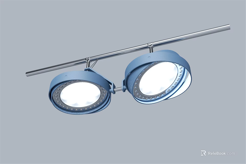 Modern LED Downlights and Spotlights with Round Design for Home Ceiling Lighting 3d model 