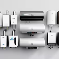 Various Types Of Household Appliances With Different Brands And Styles Arranged For