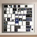 Modern Switch Socket Switch Panel Socket Panel Socket Switch Screen 3d model