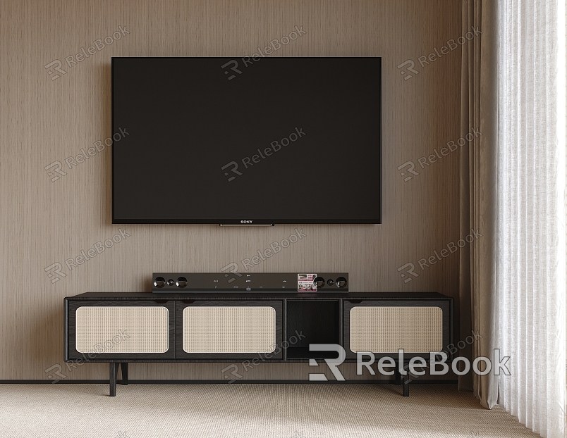 TV cabinet model