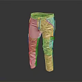 Modern Camouflage Cargo Trousers Design With Multiple Pockets And Utility Waistband
