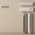Poliform Wall Mounted Air Conditioners And Floor Fans For Modern Home Interior