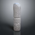 Modern Columns Stone Columns Stone Columns 3d model