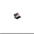 Modern Tablet With Detachable Keyboard Displaying Vibrant Sky And Clouds