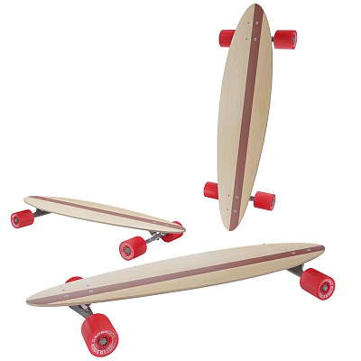 Modern Skateboard Decorations 3d model Modern Skateboard Decorations 3d model