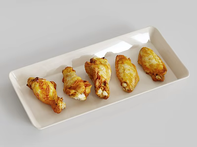 BBQ Chicken Leg Food 3d model