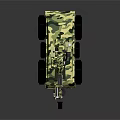 Camouflage Military Vehicle With Mechanical Arm Multi Wheel And Warning Light