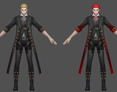 Modern Game Role Warrior Dragon Quiz Role Warrior 3d model Modern Game Role Warrior Dragon Quiz Role Warrior 3d model