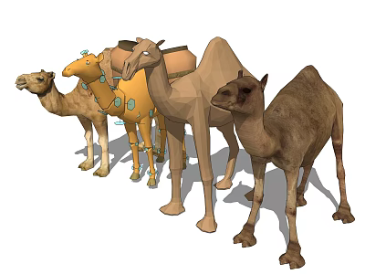The Modern Camel 3d model