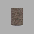 Circular Brick Wall Structure With Red Brown Bricks And Textured Surface 3d model