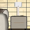 Table lamp side a few table lamp 3d model