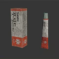 SAMU Brand Medical Devices Packaging Box And Tube Container With Red White Snowflake Design