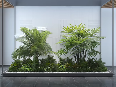 Modern Plant Heap 3d model