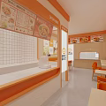 Tan Xiaoer Shrimp Wonton Noodles Shop Interior With Order Counter Tables And Chairs