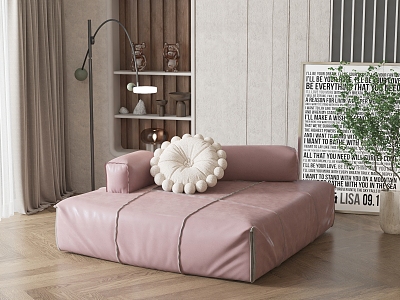 Modern single sofa 3d model