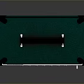 Bad Cat Amplifier With Green Cabinet Control Knobs And Speaker Cabinet