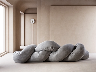 Modern Caterpillar Sofa Alien Sofa 3d model