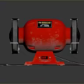 BOSCH Red Bench Grinder With Double Grinding Wheels For Home Workshop Use