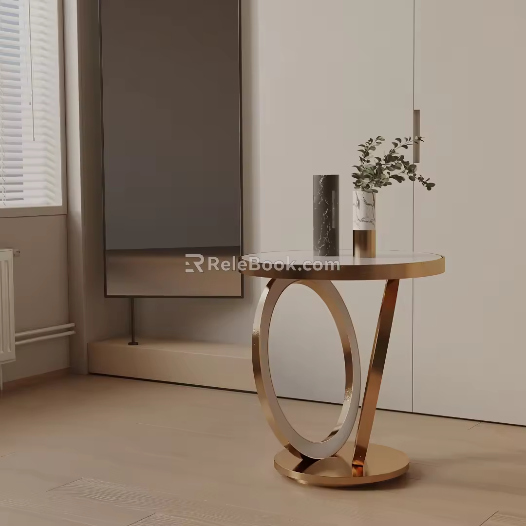 Modern bedside table 3d model