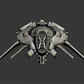 Futuristic Fighter Jet With Sleek Metallic Body Advanced Engines And Aerodynamic Wings