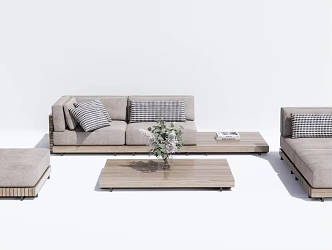 Modern outdoor sofa 3d model