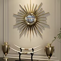 European Style End View Table End View Table Art Decoration Decorative Mirror 3d model