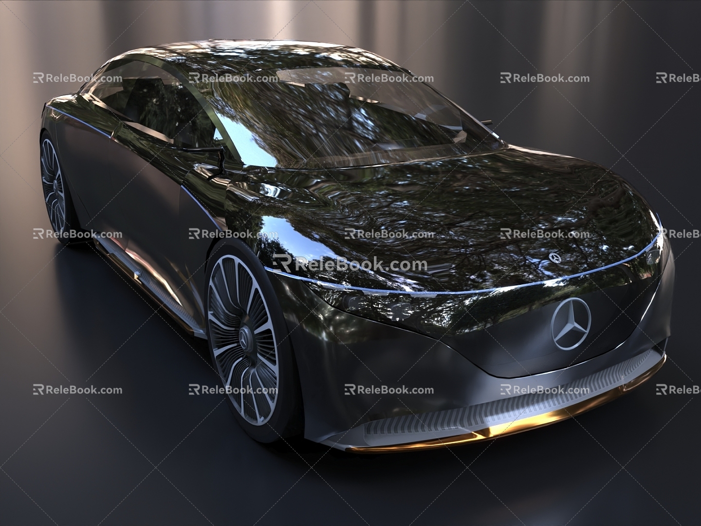 Mercedes-Benz concept car Mercedes-Benz EQS Mercedes-Benz car concept car 3d model