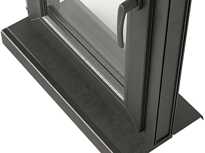 Modern casement window model