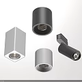 Modern Downlights And Spotlights In Various Colors With Sleek Design For Ceiling Illumination