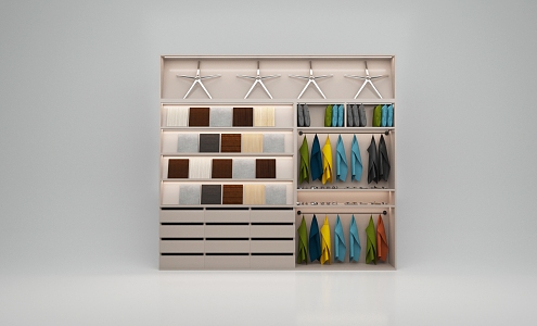 modern display cabinet material display cabinet 3d model