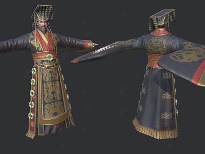 Emperor Qin Shihuang Emperor Son of Heaven King Shi Emperor Ying Zheng model