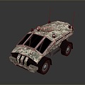 Bulletproof Car Armed Jeep Armed Car Armed Bulletproof Car Military Jeep Off-road Jeep Humvee 3d model