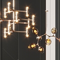 Modern chandelier 3d model