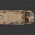 Camouflage Coated Functional Vehicle Equipped With Metal Frame And Gear
