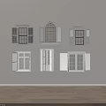 Various Window Designs With Shutters And Architectural Style Elements For Homes