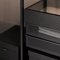 Modern Wardrobe Interior Design With Glass Doors Hanging Clothes Drawers And Shelves