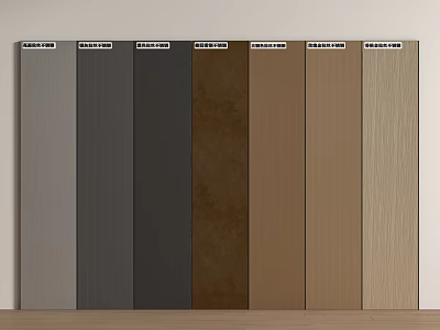 Modern wall panel metal wall panel brushed stainless steel background wall 3d model