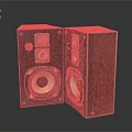 High Performance Wooden Stereo Speakers Electronic Appliance With Multiple Drivers And Retro Design