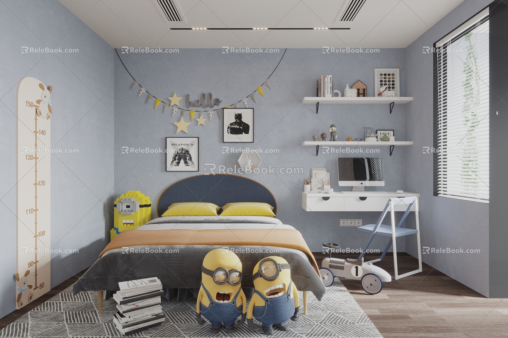 Children's room 3d model