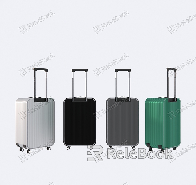 Modern luggage luggage trolley suitcase model