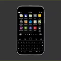 Smartphone with Physical Keyboard Displaying Colorful App Icons on Screen