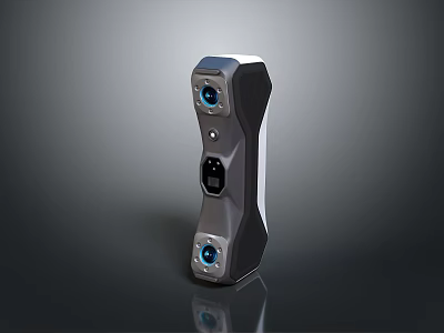 Dual Lens HD Desktop Webcam with Vertical Design for Computer Video Conference and Streaming 3d model
