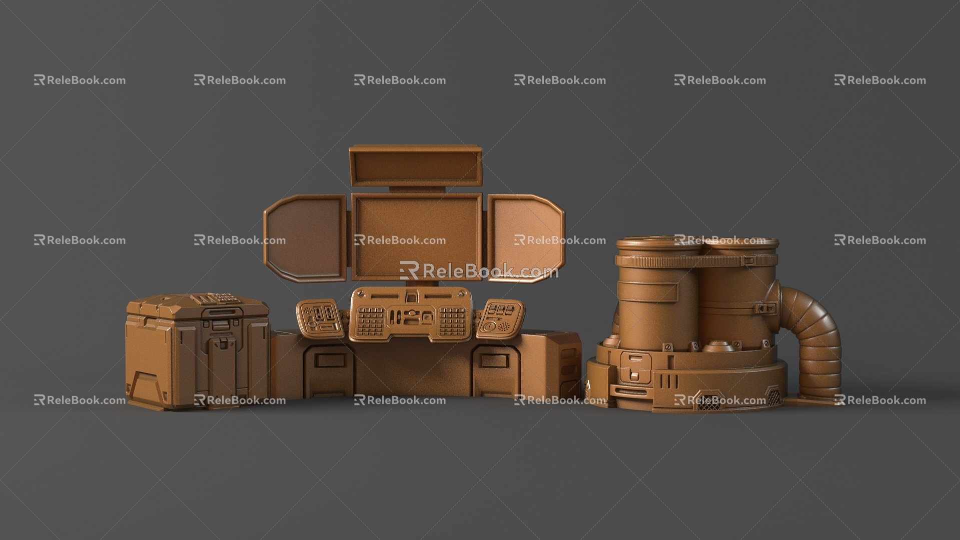 Scene Parts 3d model