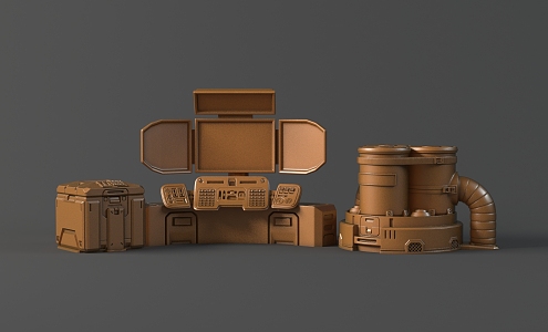 Scene Parts 3d model