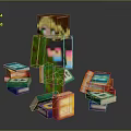 Toy Pixel Figure Toy Next Generation Item 3 Print 3d model