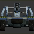 Space Exploration Lunar Rover With Mechanical Arms And Wheels For Planetary Missions