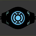 Unique Black Ring With Glowing Circular Center And Intricate Symbol Details