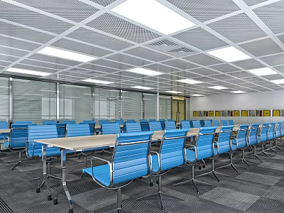 Modern Meeting Room Staff Office Meeting Room 3d model